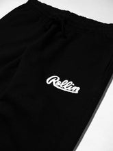 Load image into Gallery viewer, Rollin “ Clear Chenille Patch ” Heavy Fleece Pant (Black)