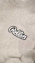 Load image into Gallery viewer, Rollin” Clear Chenille Patch Heavy Fleece Pant (Heather Grey)