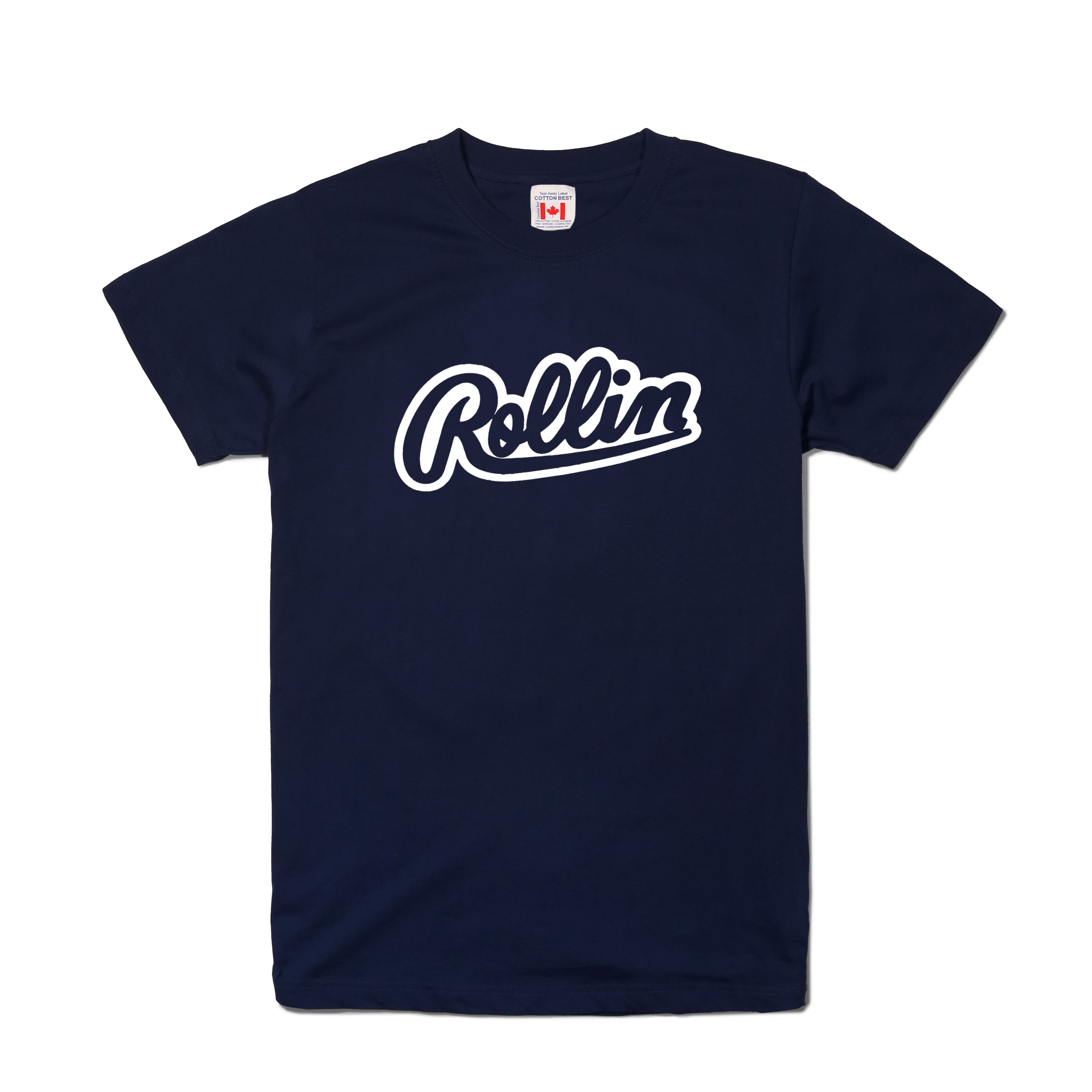 NEW * Rollin” OG Screen Print Shirt (Navy Blue)