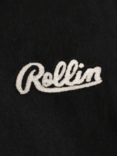 Load image into Gallery viewer, Rollin “ Clear Chenille Patch ” Heavy Fleece Shorts (Black)