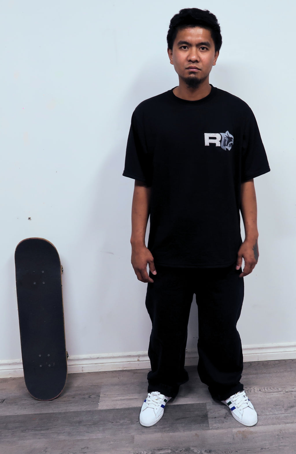 Rollin Pyramid Oversized Jeans (Black)