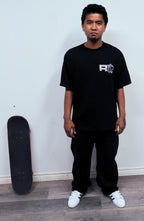 Rollin Pyramid Oversized Jeans (Black)