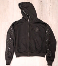 Load image into Gallery viewer, Rollin” Stealth Mode Hoodie (TripleBlack)
