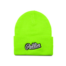 Load image into Gallery viewer, Lime Green “OG Rollin” Beanie
