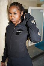 Load image into Gallery viewer, Rollin” Chrome Lady Hoodie
