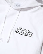 Rollin “ Clear Chenille Patch ” Light Fleece Hoodie (White)