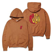 Load image into Gallery viewer, Rollin” Pyramid” Loose Fleece Hoodie
(Light Brown)
