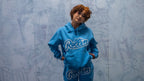 Rollin” OG Distressed SweatSuit (Baby Blue)