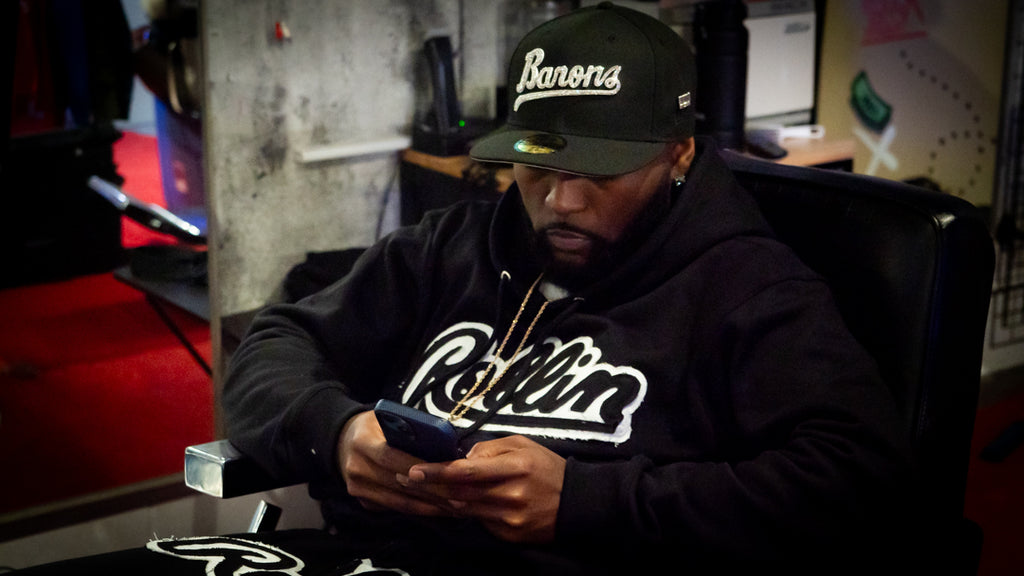 Rollin”  OG Distressed SweatSuit (Black)