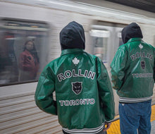 Load image into Gallery viewer, Rollin” Green Money Varsity
