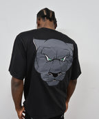 Rollin Panther Appliqué Shirt (Black)