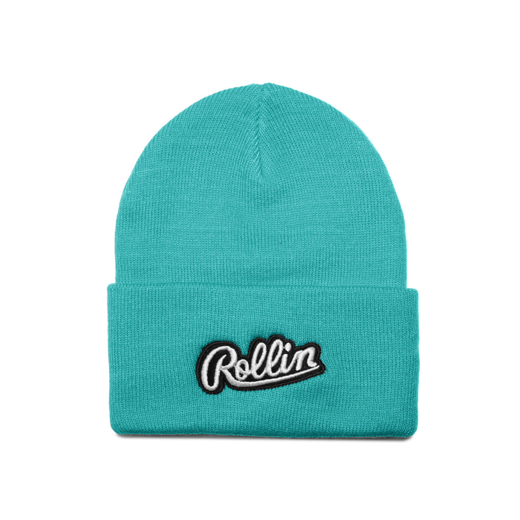 Turquoise “OG Rollin” Beanie