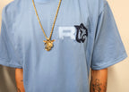 Rollin Panther Appliqué Shirt (Blue)