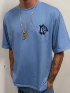Rollin Panther Appliqué Shirt (Blue)