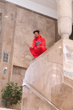 Load image into Gallery viewer, Rollin” Red Thunder Tracksuit (Red)
