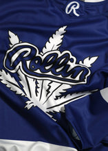 Load image into Gallery viewer, Rollin &quot; Leafs Hockey Jersey “Blue”
