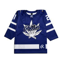 Load image into Gallery viewer, Rollin &quot; Leafs Hockey Jersey “Blue”
