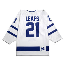 Load image into Gallery viewer, Rollin&quot; Leafs Hockey Jersey “White”
