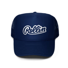 Load image into Gallery viewer, Rollin’ Trucker Hat True Blue
