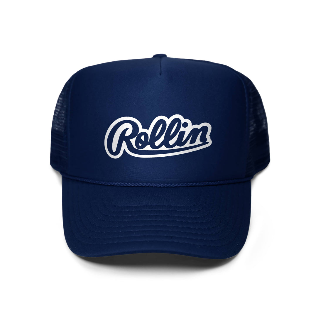 Rollin’ Trucker Hat True Blue