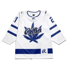 Load image into Gallery viewer, Rollin&quot; Leafs Hockey Jersey “White”
