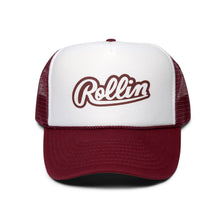 Load image into Gallery viewer, Rollin” Tucker Hat “Burgundy”
