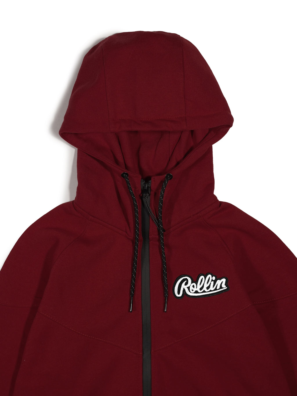 Rollin "Script" Tech Hoodie (Burgundy)