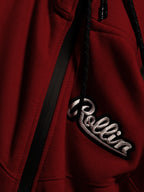 Rollin "Script" Tech Hoodie (Burgundy)