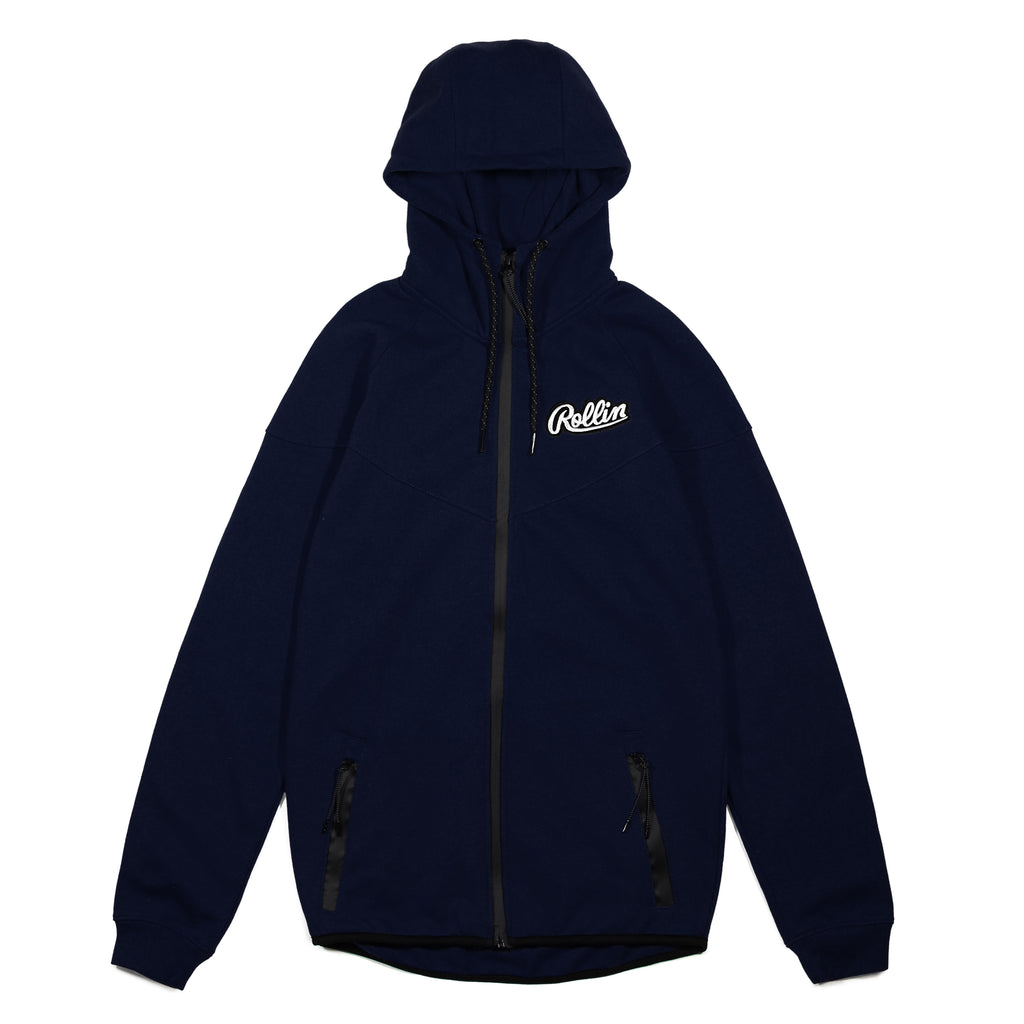 Rollin "Script" Tech Hoodie (Navy)