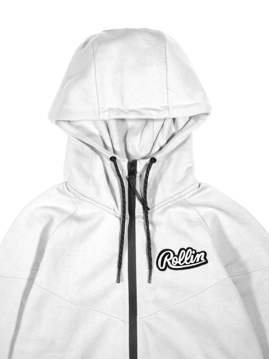 Rollin "Script" Tech Hoodie (White)