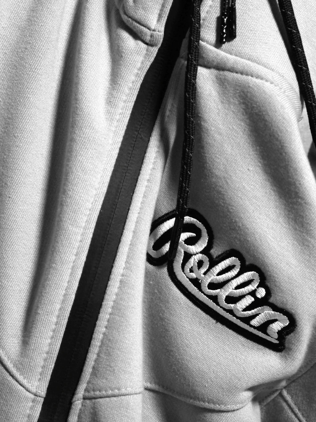 Rollin "Script" Tech Hoodie (White)
