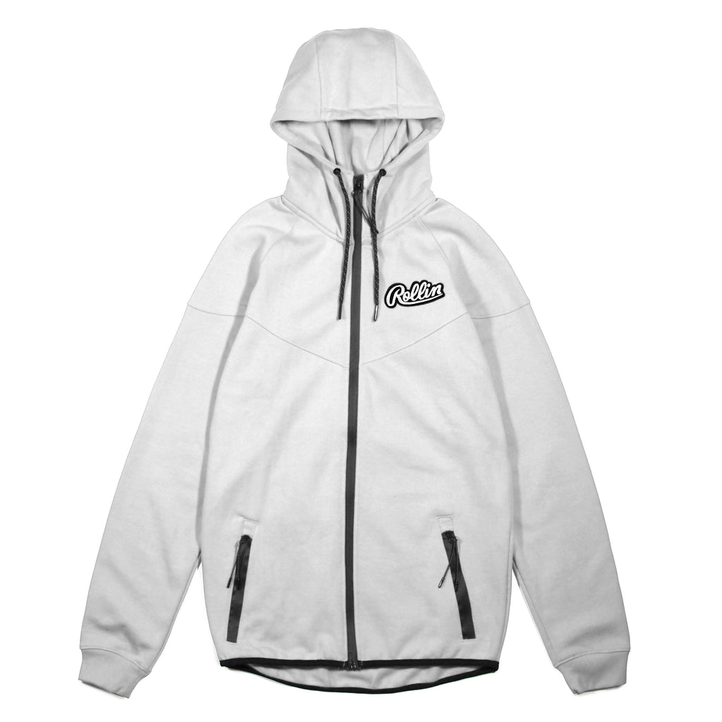Rollin "Script" Tech Tracksuit (White)