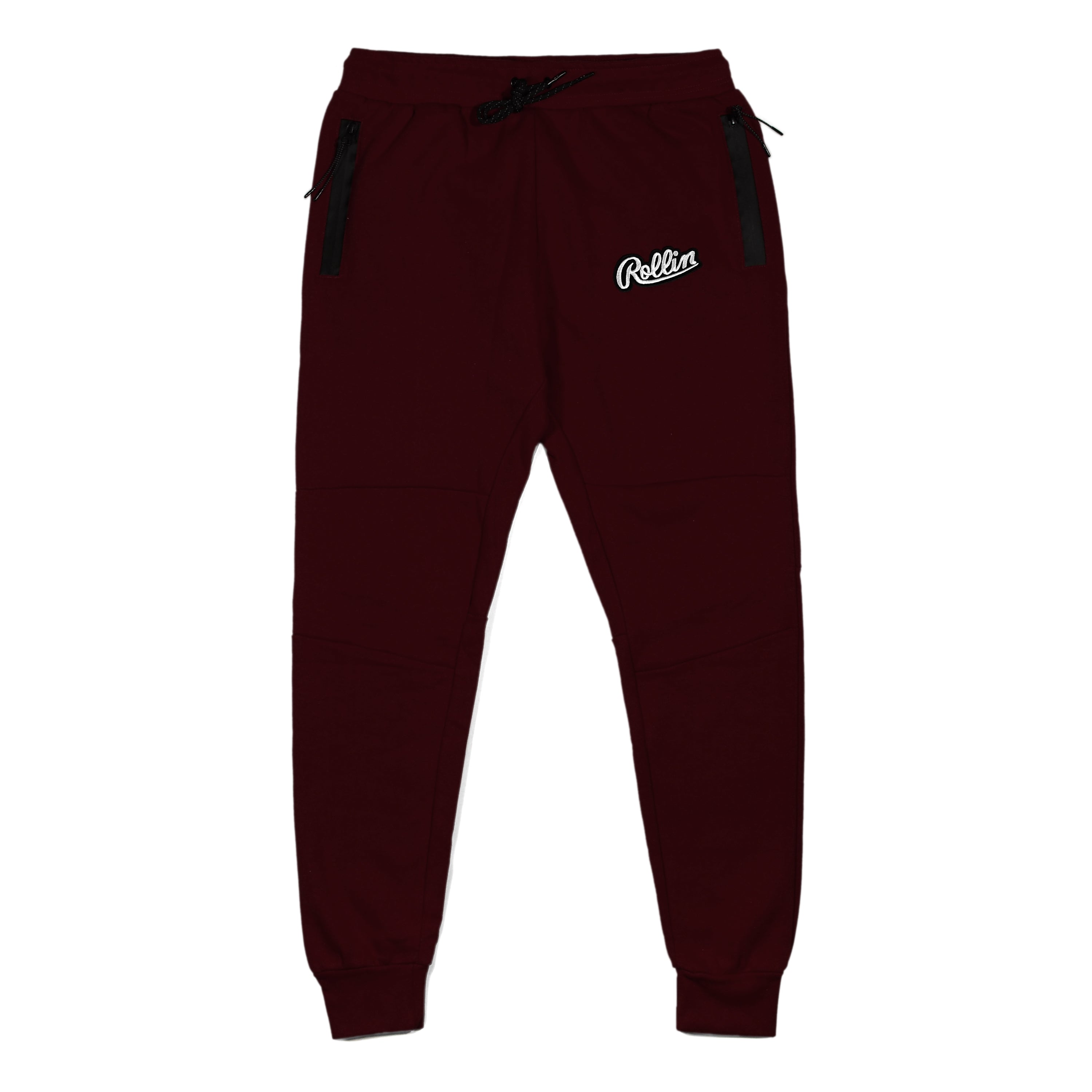 Rollin "Script" Tech Tracksuit (Burgundy)