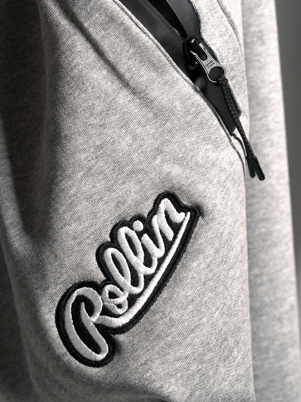 Rollin "Script" Tech Sweatpant (Heather Grey)