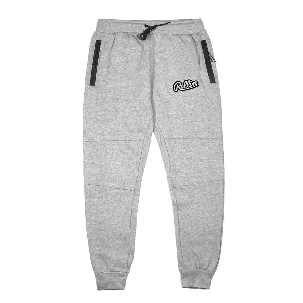Rollin "Script" Tech Sweatpant (Heather Grey)