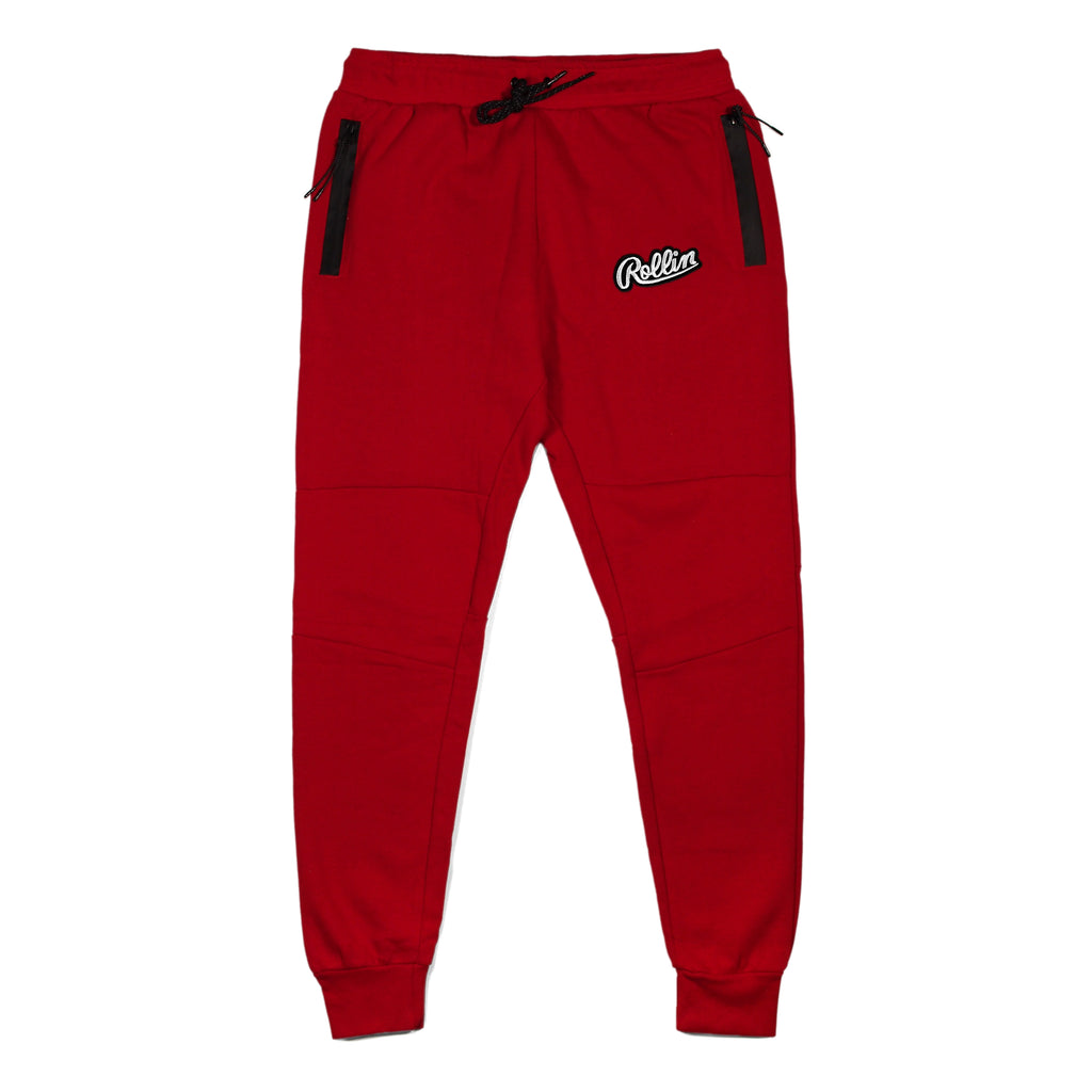 Rollin "Script" Tech Sweatpant (Red)