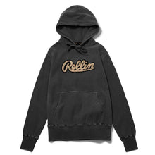 Load image into Gallery viewer, Rollin “ Speckle Chenille Patch” Hoodie (Black Sand)
