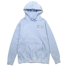 Load image into Gallery viewer, Rollin “ Clear Chenille Patch ” Heavy Fleece Hoodie (Baby Blue)
