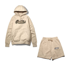 Load image into Gallery viewer, Rollin “ Clear Chenille Patch ” Heavy Fleece Shorts (Ivory Birthday Cake)
