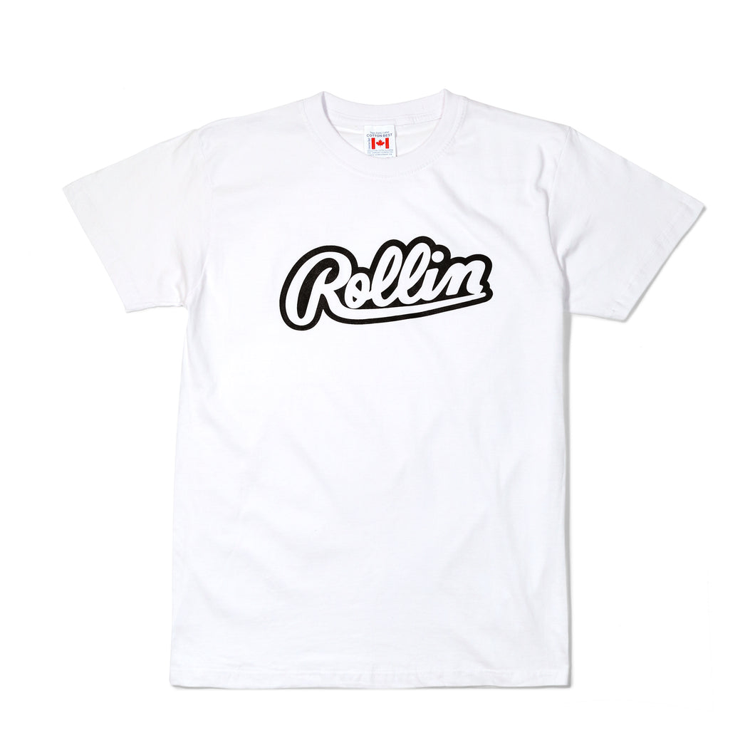 Rollin” OG Screen Print Shirt (White)