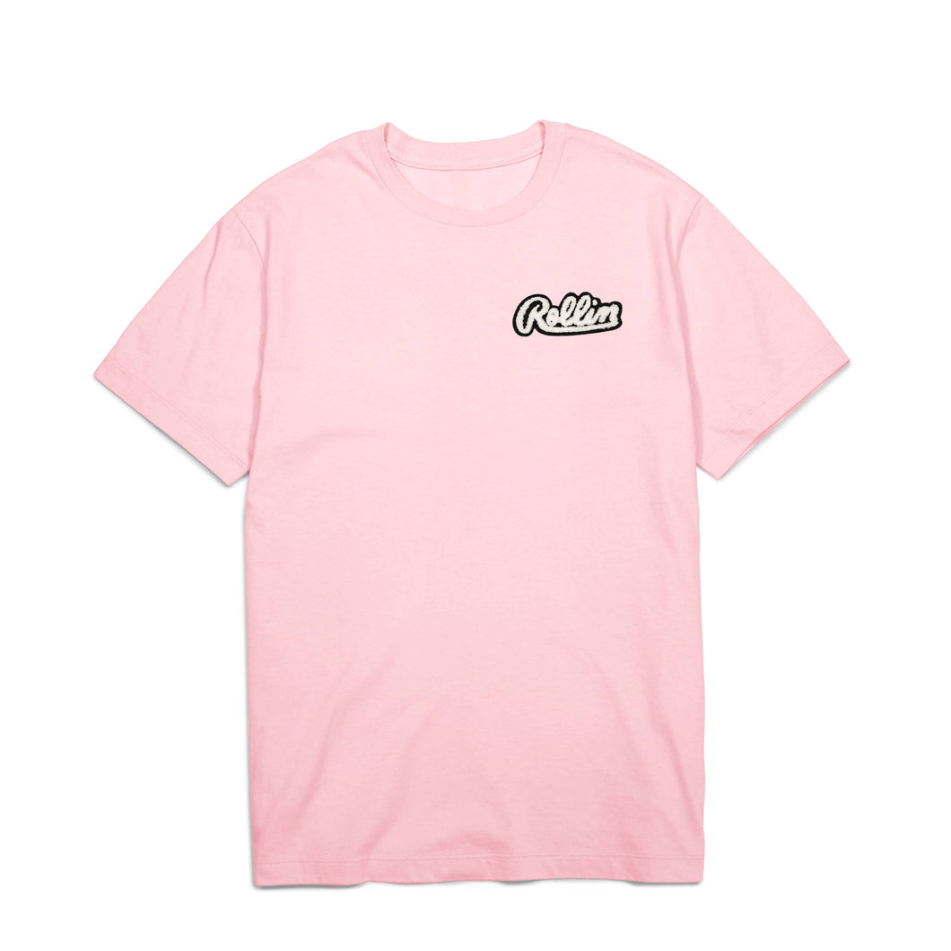 Rollin “ Clear Chenille Patch ” Shirt (Summer Pink)