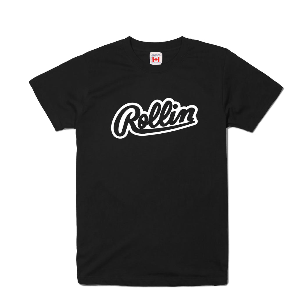 Rollin” OG Screen Print Shirt (Black)