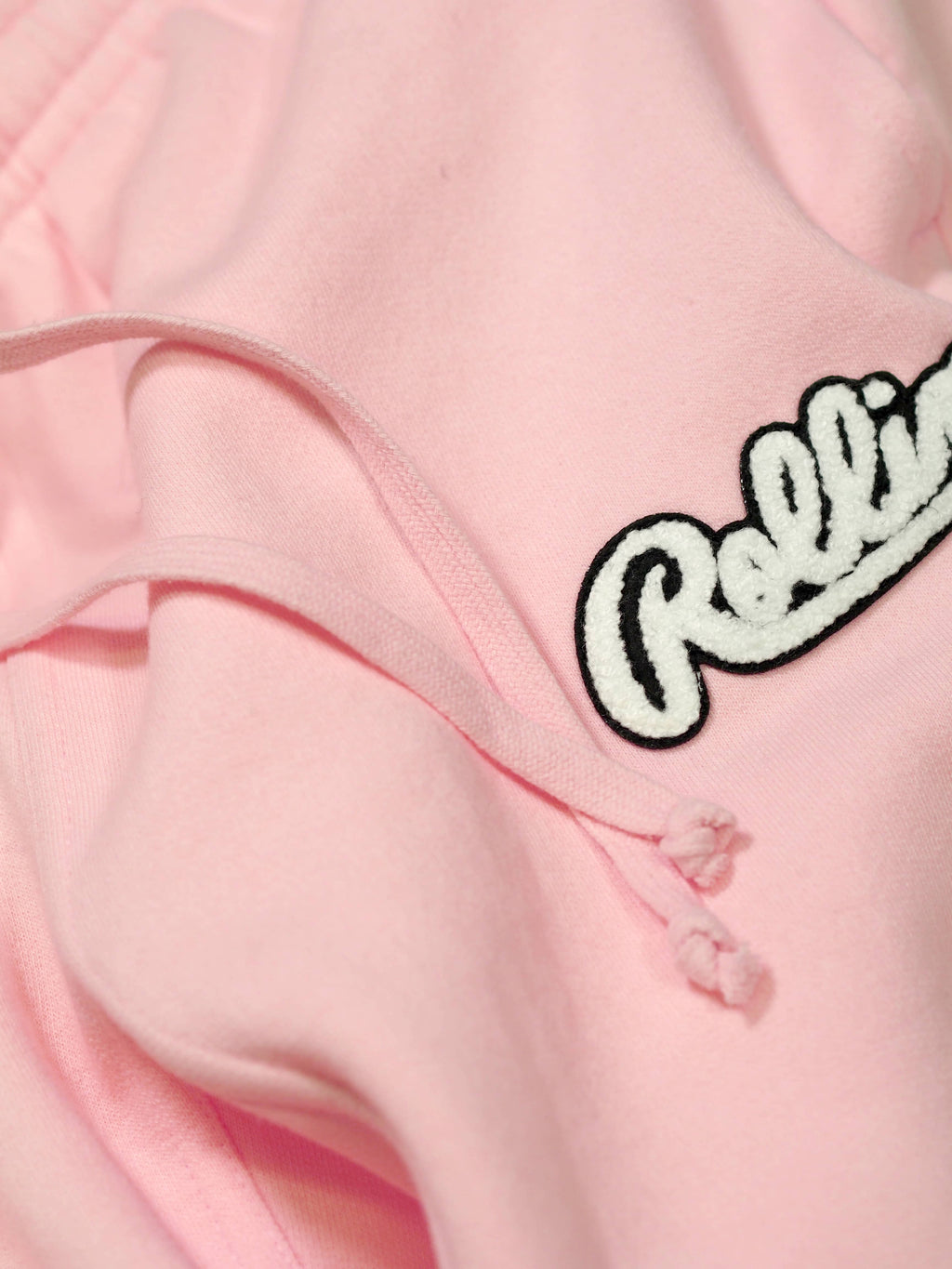 Rollin “ Clear Chenille Patch ” Heavy Fleece Shorts (Summer Pink)