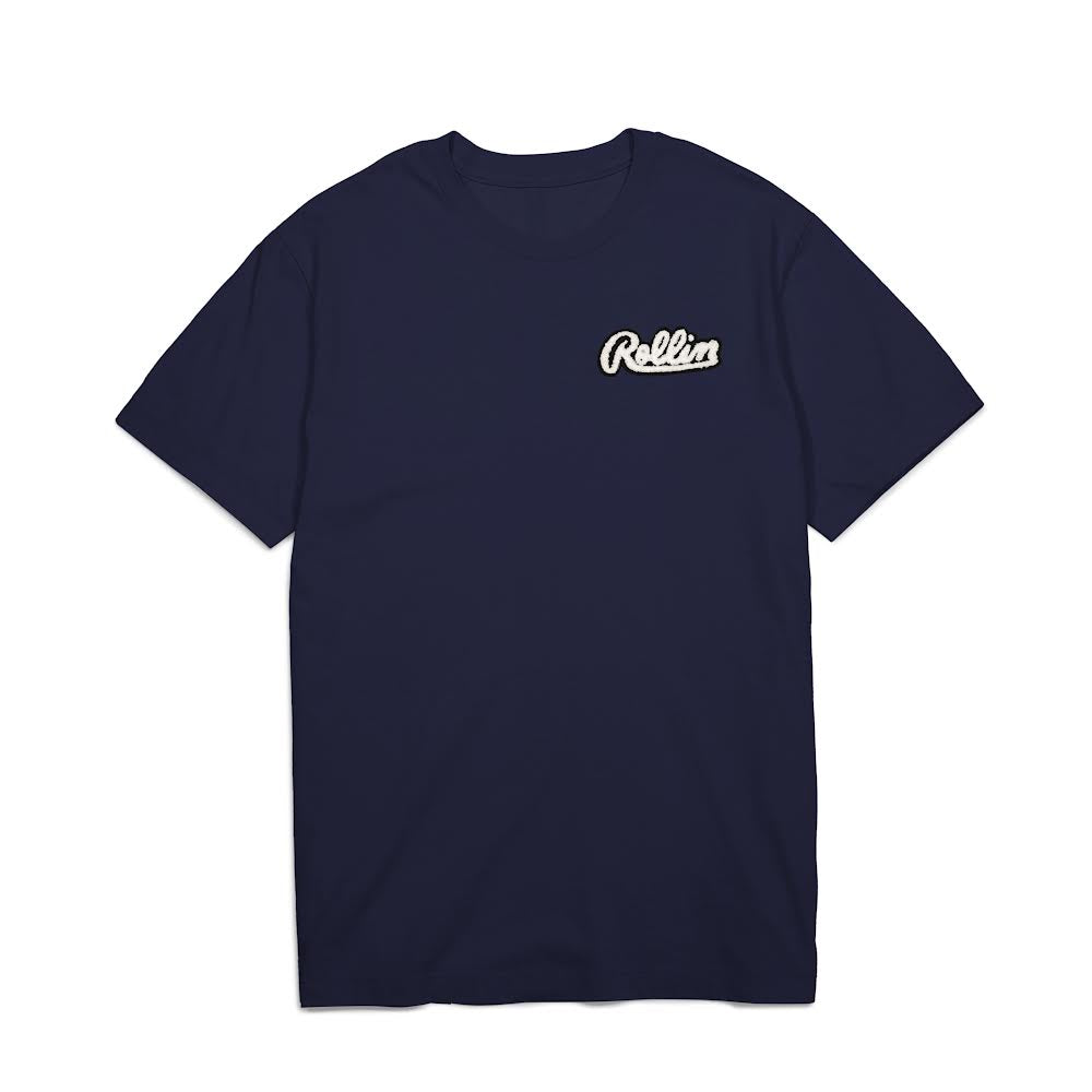 Rollin “ OG Chenille Shirt (Navy Blue)