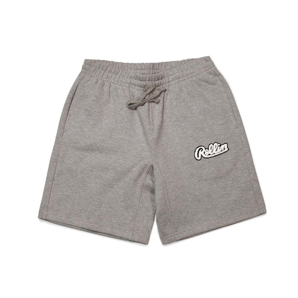 Rollin” OG Chenille Shorts (Heather Grey)