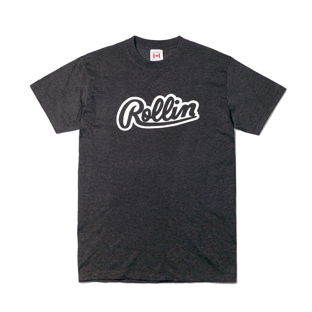 Rollin” OG Screen Print Shirt (Charcoal Grey)