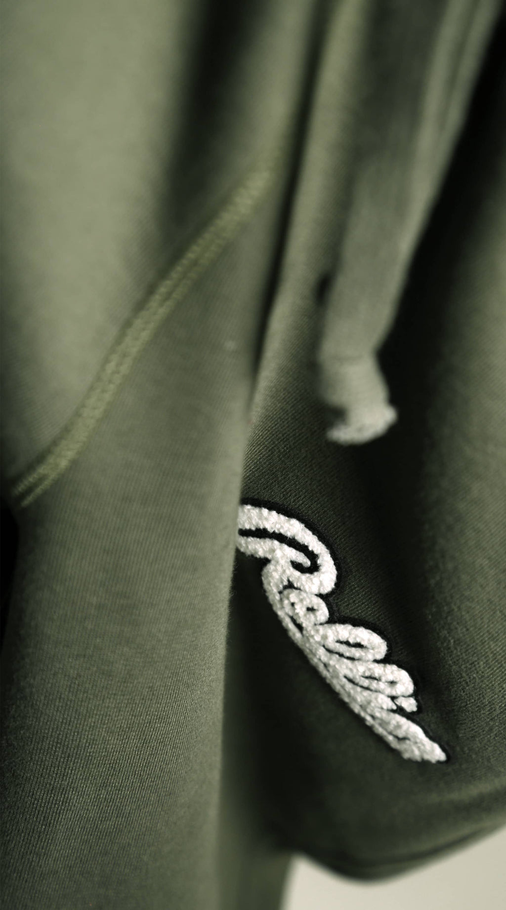 Rollin “ Clear Chenille Patch ” Heavy Fleece Pant (Olive Green)