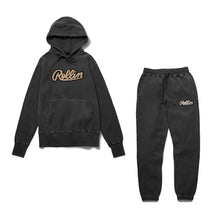 Load image into Gallery viewer, Rollin &quot;Speckle Chenille Patch” Tracksuit (Black Sand)
