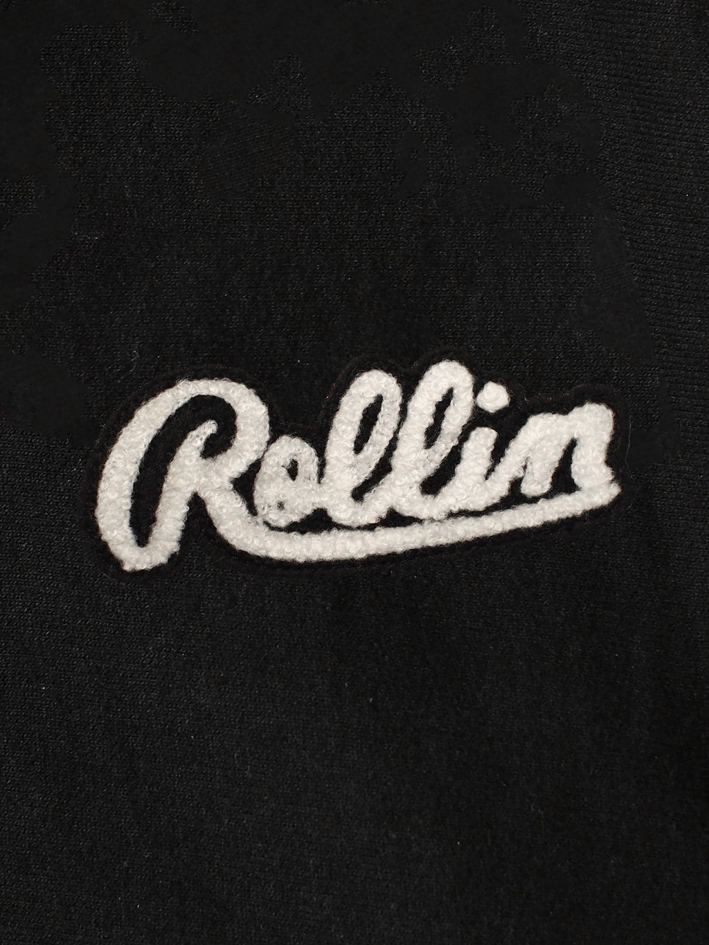 Rollin “ Clear Chenille Patch ” Heavy Fleece Shorts (Black)