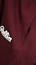 Load image into Gallery viewer, Rollin” OG Chenille CrewNeck Heavy Fleece Sweatsuit (Burgundy)
